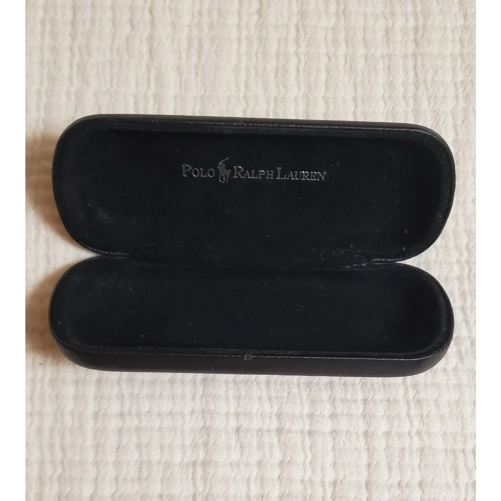 Vintage Polo‎ Ralph Lauren Black Hard Clam Shell Sun/Eyeglass Case